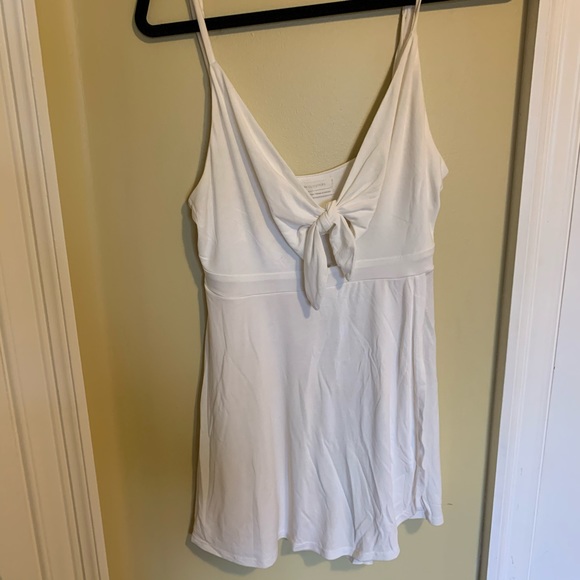 UO alix tie-front skort romper - Picture 2 of 5
